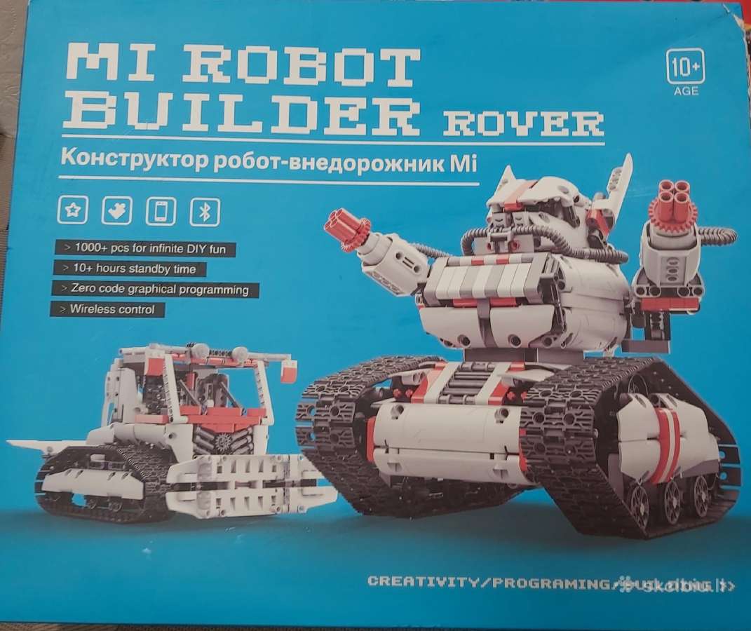 Mi Robot builder royer robotas valdomas telefonu