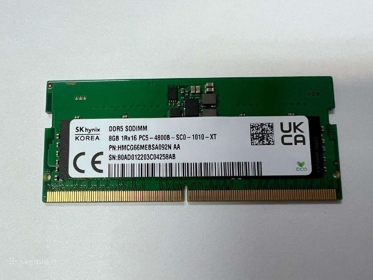 Sodimm Ddr4, Ddr5 - Skelbiu.lt