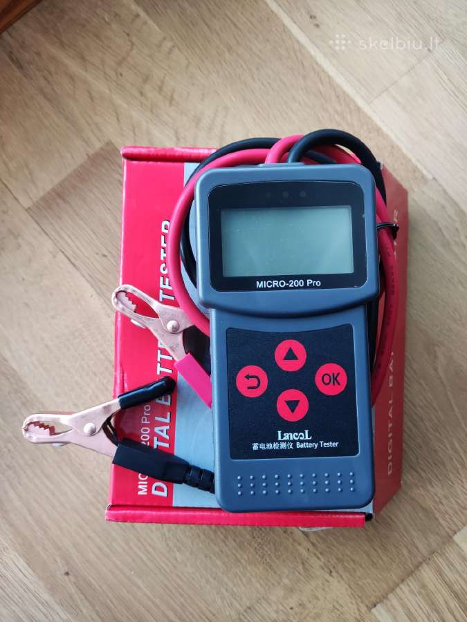 Akumuliatoriaus testeris lancol micro 200pro