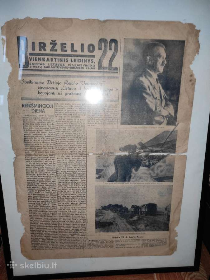 Seni laikraščiai Ww2 tematika