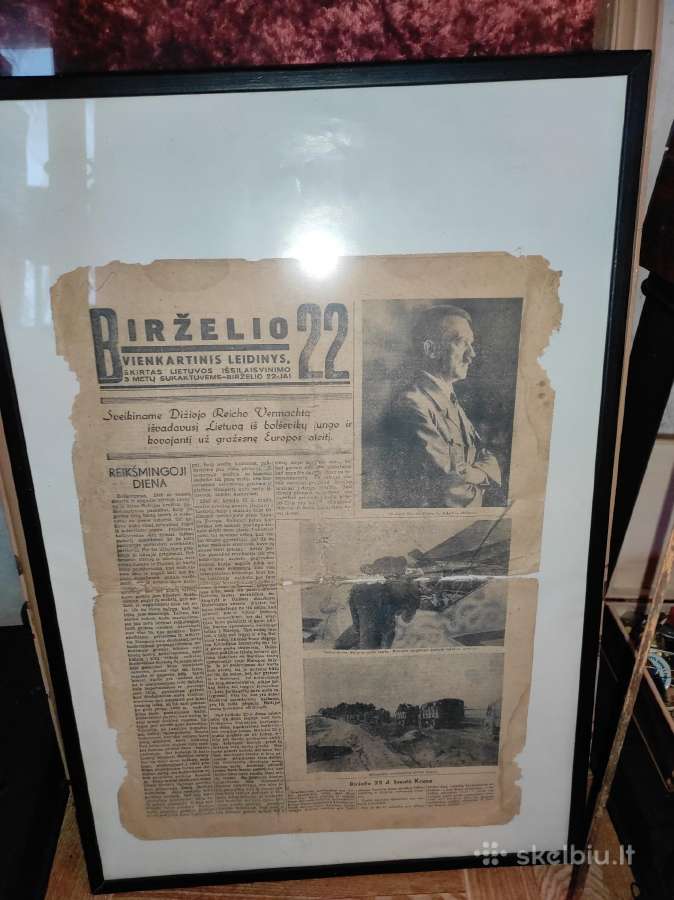 Seni laikraščiai Ww2 tematika - nuotraukos Nr. 2