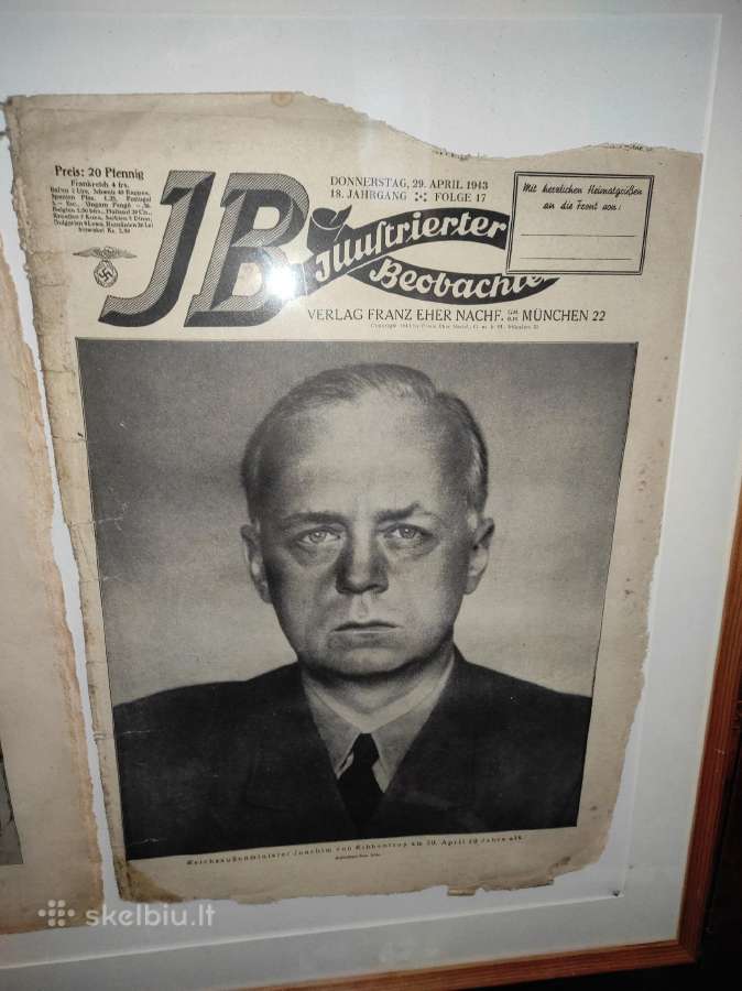 Seni laikraščiai Ww2 tematika - nuotraukos Nr. 3