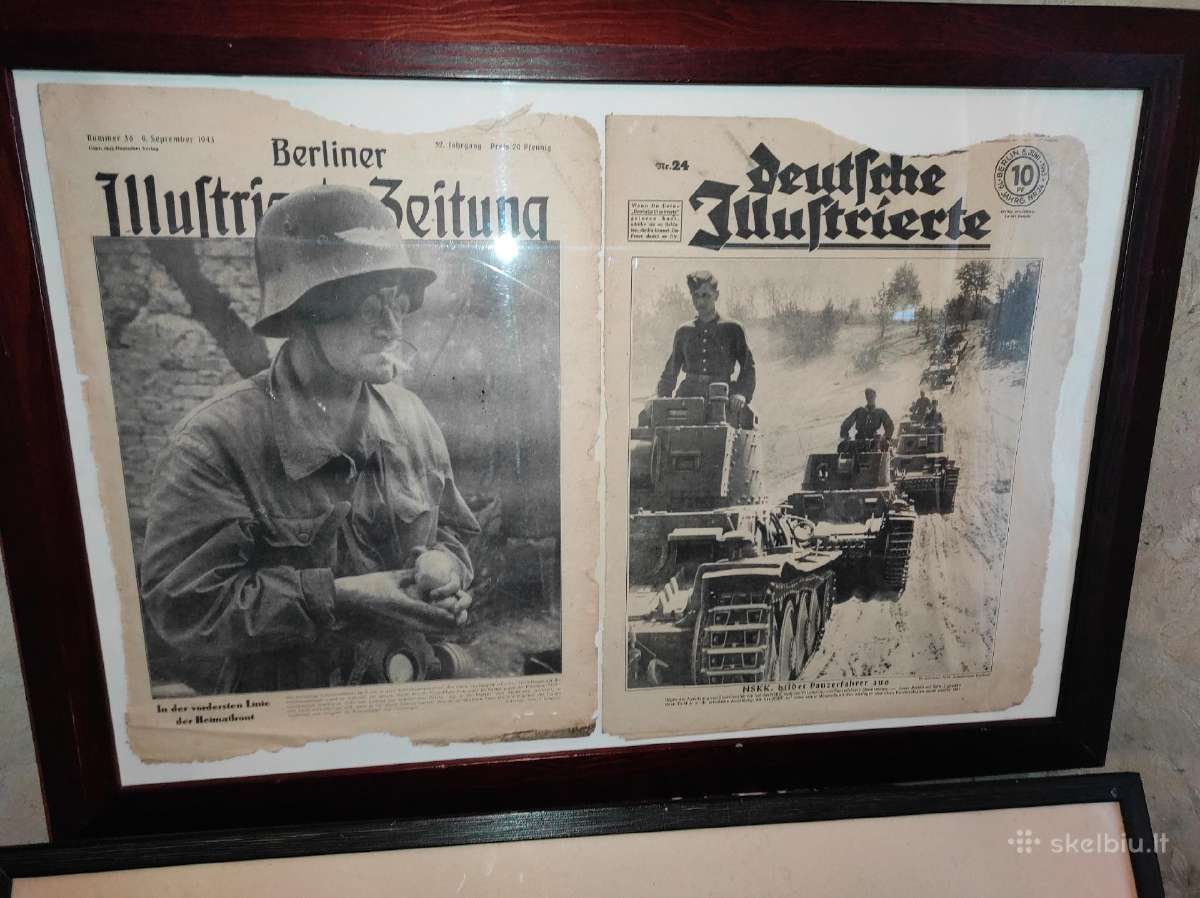 Seni laikraščiai Ww2 tematika - nuotraukos Nr. 11