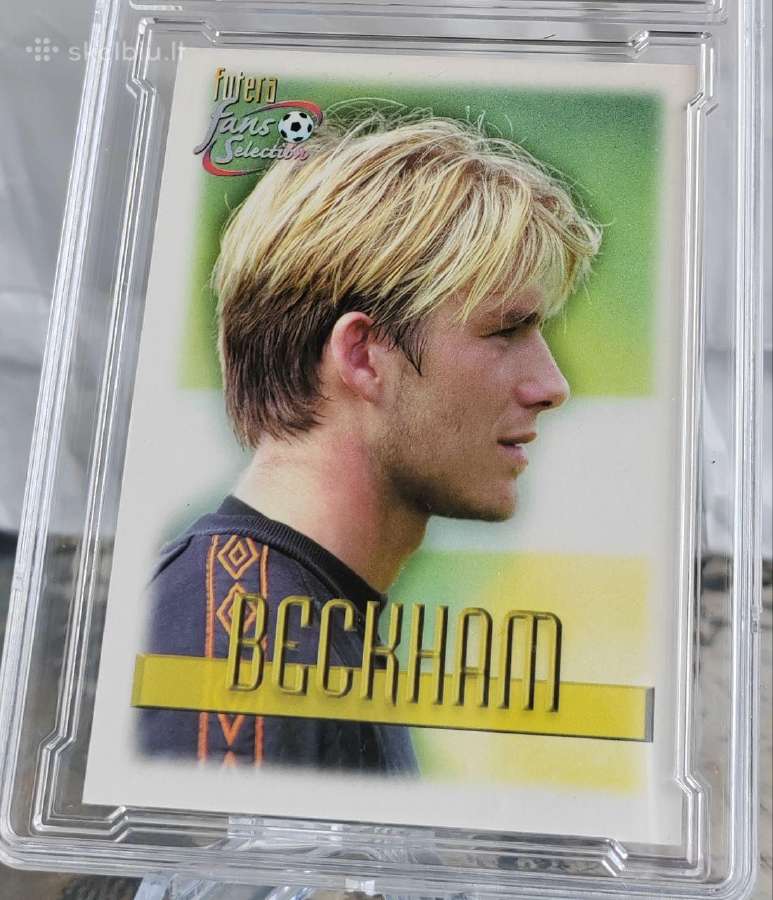 David Beckham 1999 Futera Fans Selection Korta