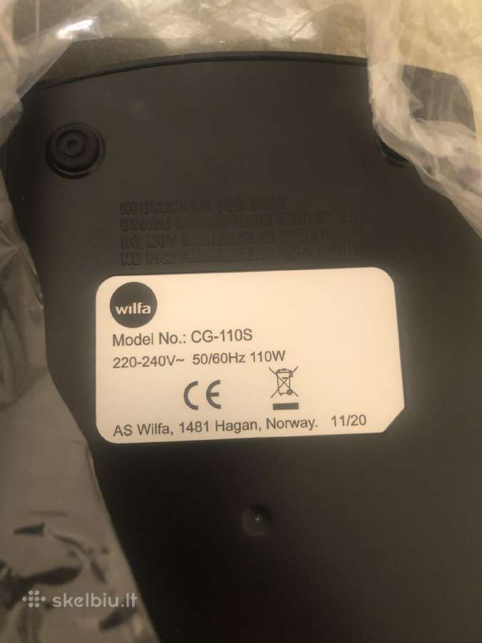 Kavos malimo aparatas Wilfa II Solito Cg-110s - nuotraukos Nr. 6