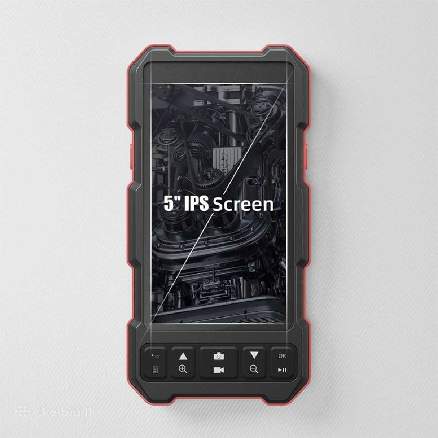 Endoskopine kamera 5m su trijomis kameromis ir LCD - nuotraukos Nr. 3