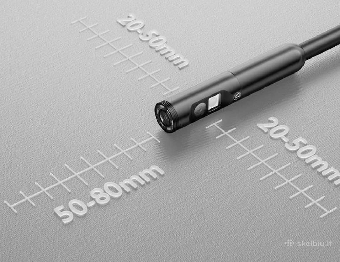 Endoskopine kamera 5m su trijomis kameromis ir LCD - nuotraukos Nr. 6
