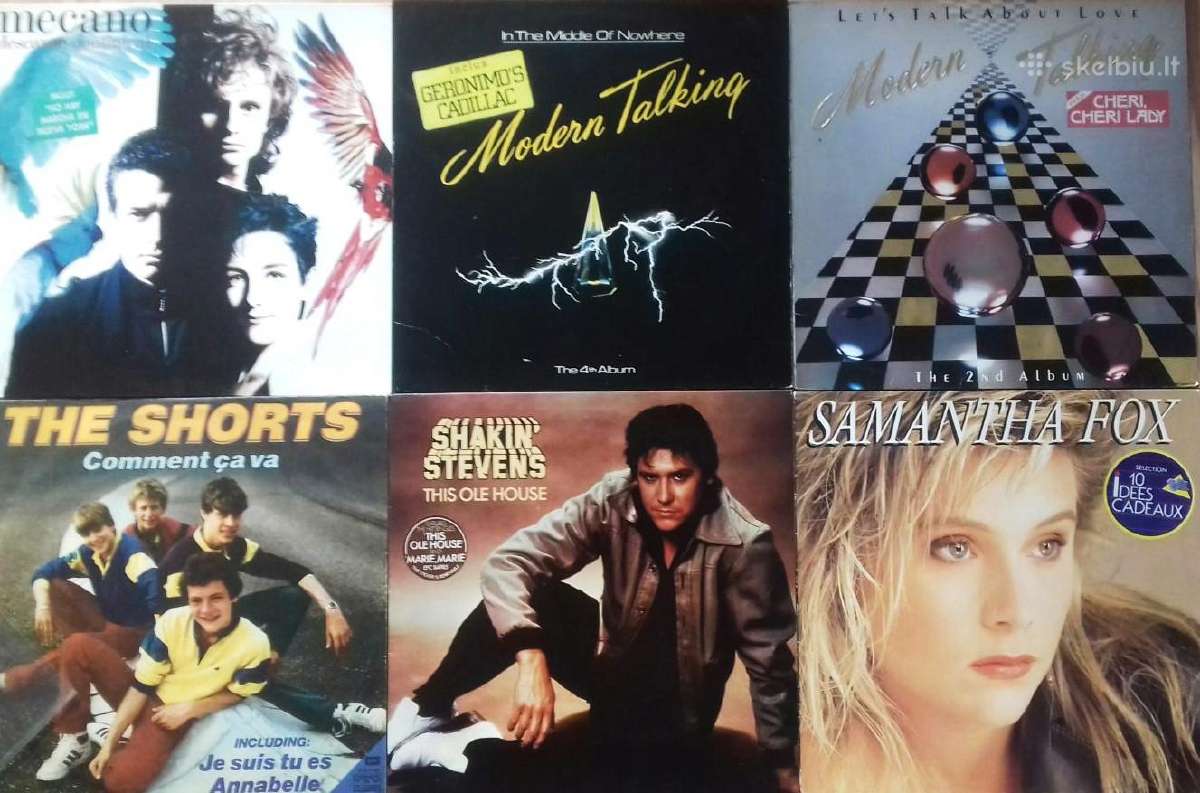 Pop vinilo plokštelių kolekcija - nuotraukos Nr. 24