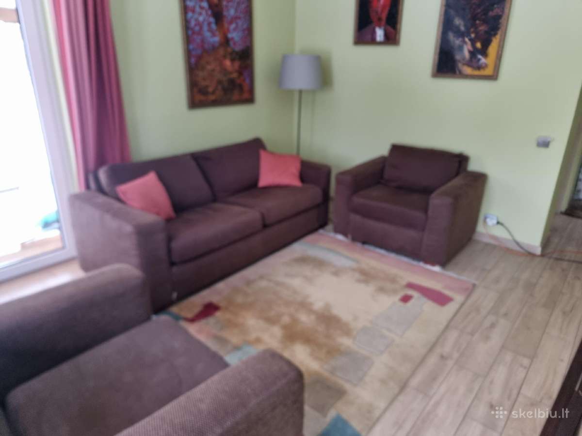 Sofa su miegamuoju mechanizmu su dviem fotelias - nuotraukos Nr. 3