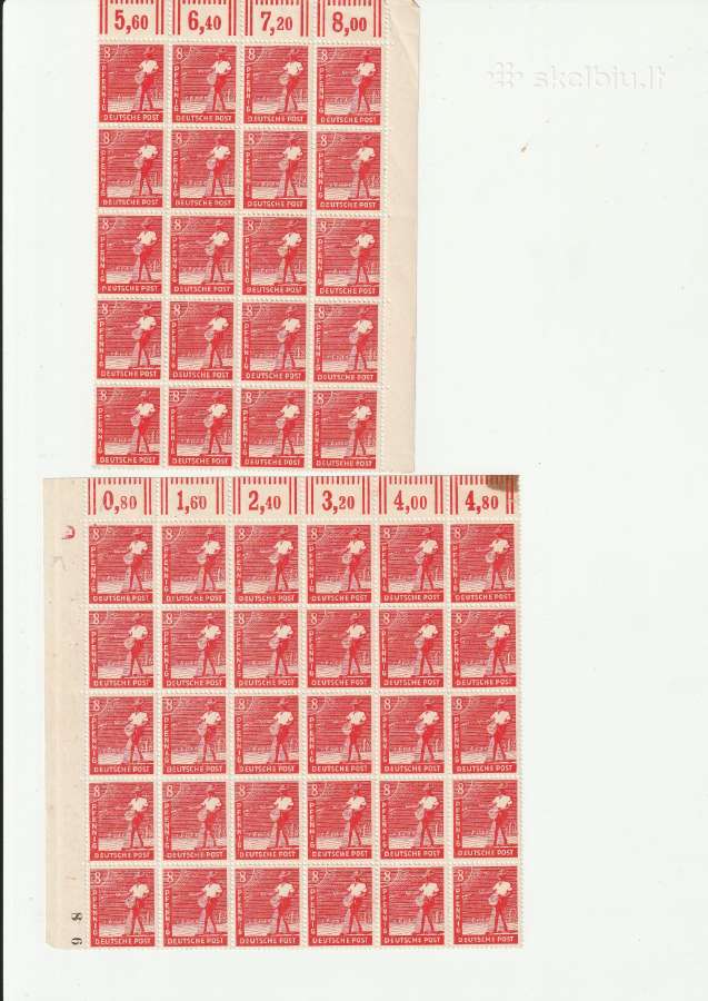 Deutsche Post Pašto ženklai nauji - nuotraukos Nr. 4