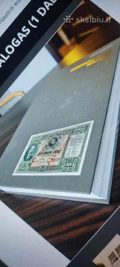 Pirksiu Lietuvos banknotų katalogą – 1 dali - nuotraukos Nr. 3