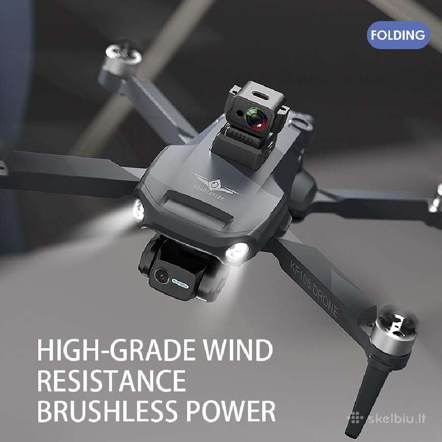 Dronas K106 Max su dviejomis baterijomis GPS WiFi - nuotraukos Nr. 7