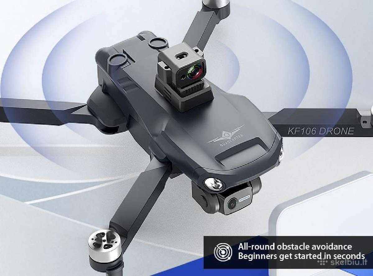Dronas K106 Max su dviejomis baterijomis GPS WiFi - nuotraukos Nr. 4