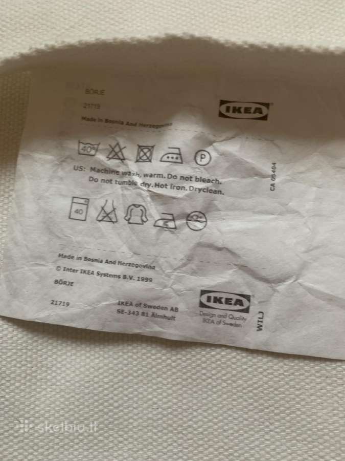 Nauji Ikea užklotai kėdėms 6vnt - nuotraukos Nr. 6