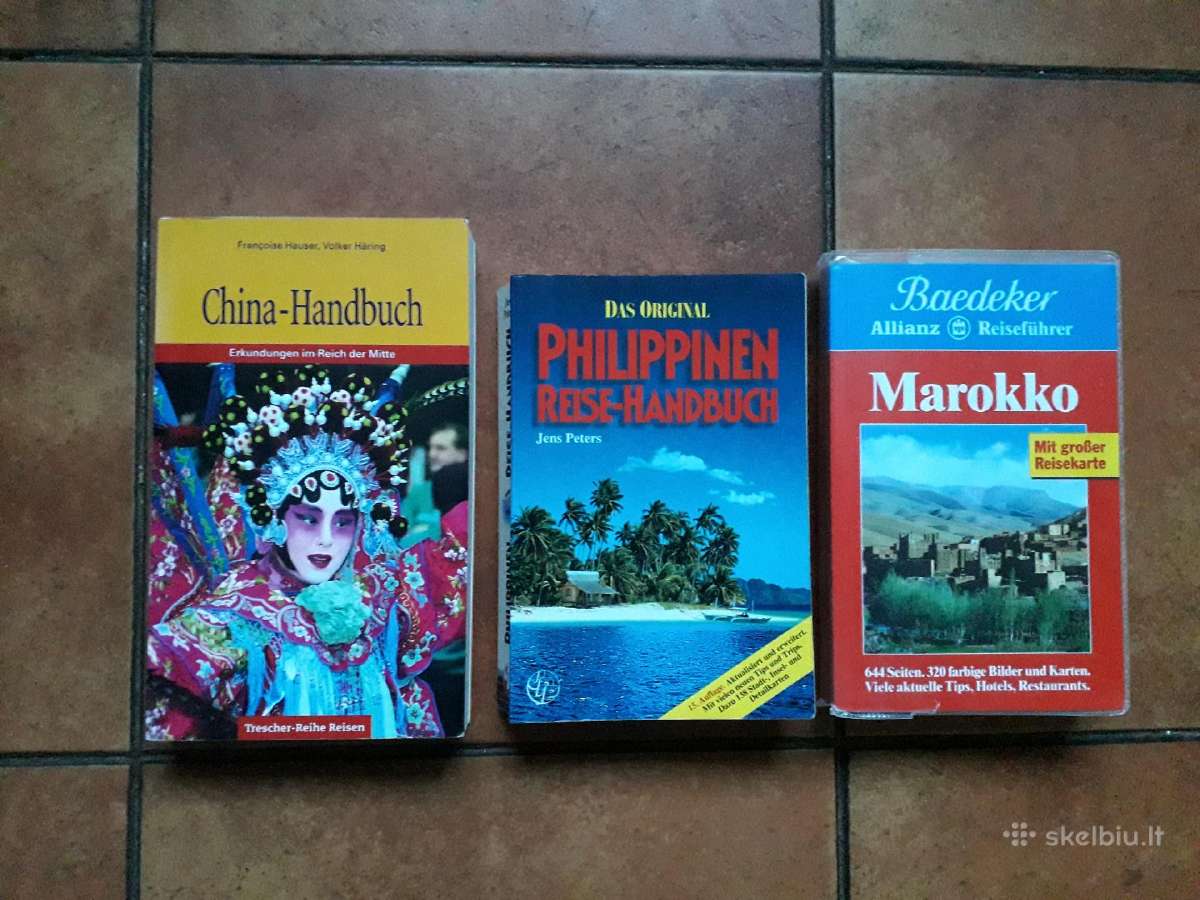Maroko, Filipinų, ir Kinijos turistiniai gidai