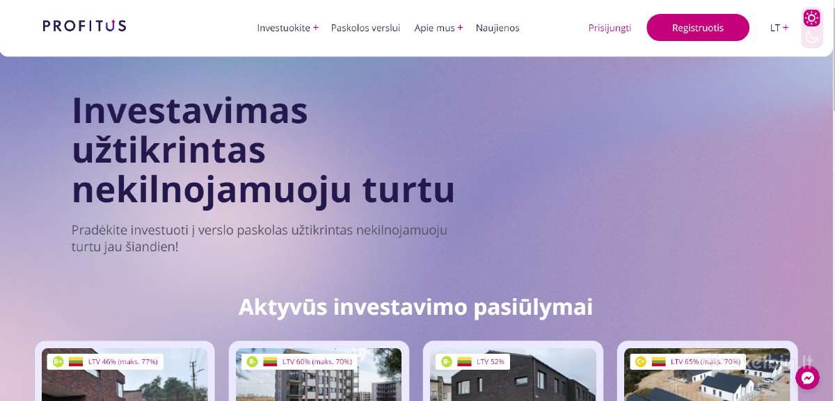 Profitus Nordstreet Premija Investuojant