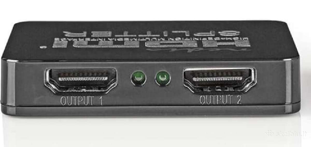 Adapteris Hdmi Splitter ir Hdmi 1m 8k laidas