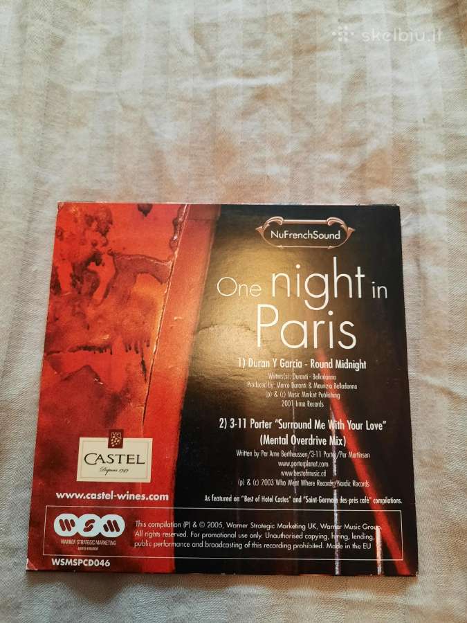 CD plokštelė One Night in Paris - nuotraukos Nr. 2