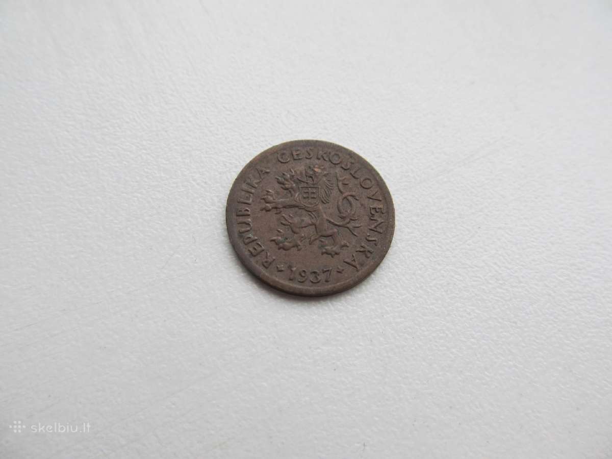 10 haleru , Čekoslovakija , 1934 , 1937 - nuotraukos Nr. 4