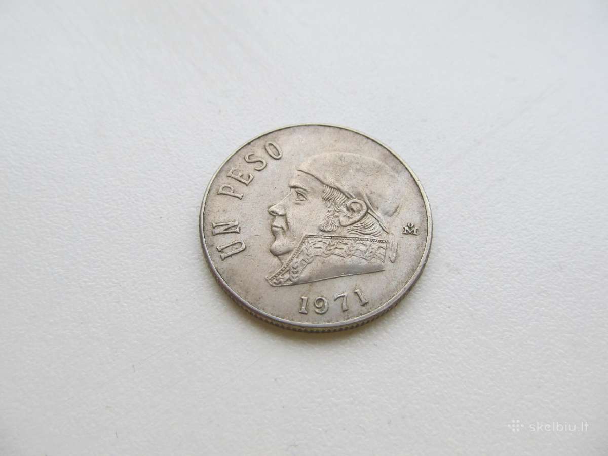 1 peso , Meksika , 1971, 1975, 1976