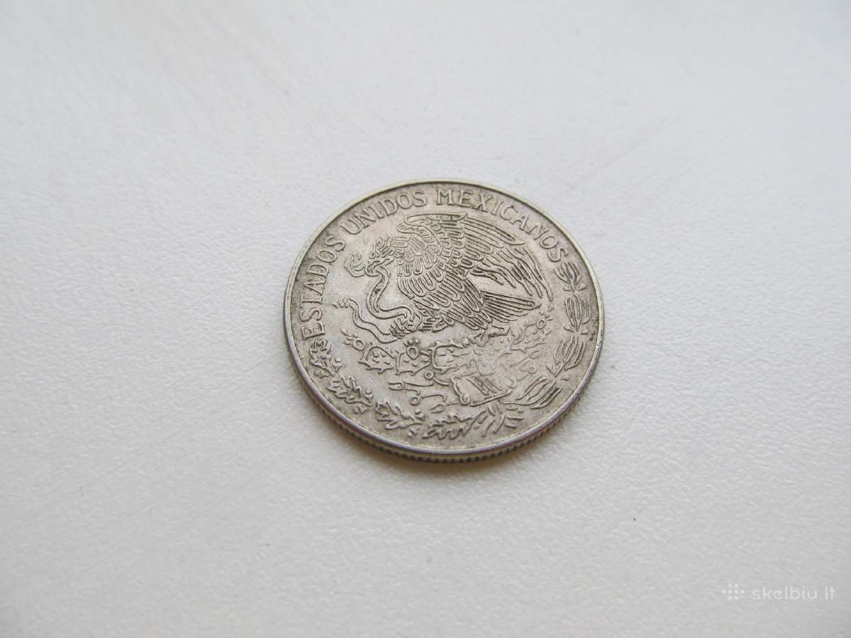 1 peso , Meksika , 1971, 1975, 1976 - nuotraukos Nr. 2