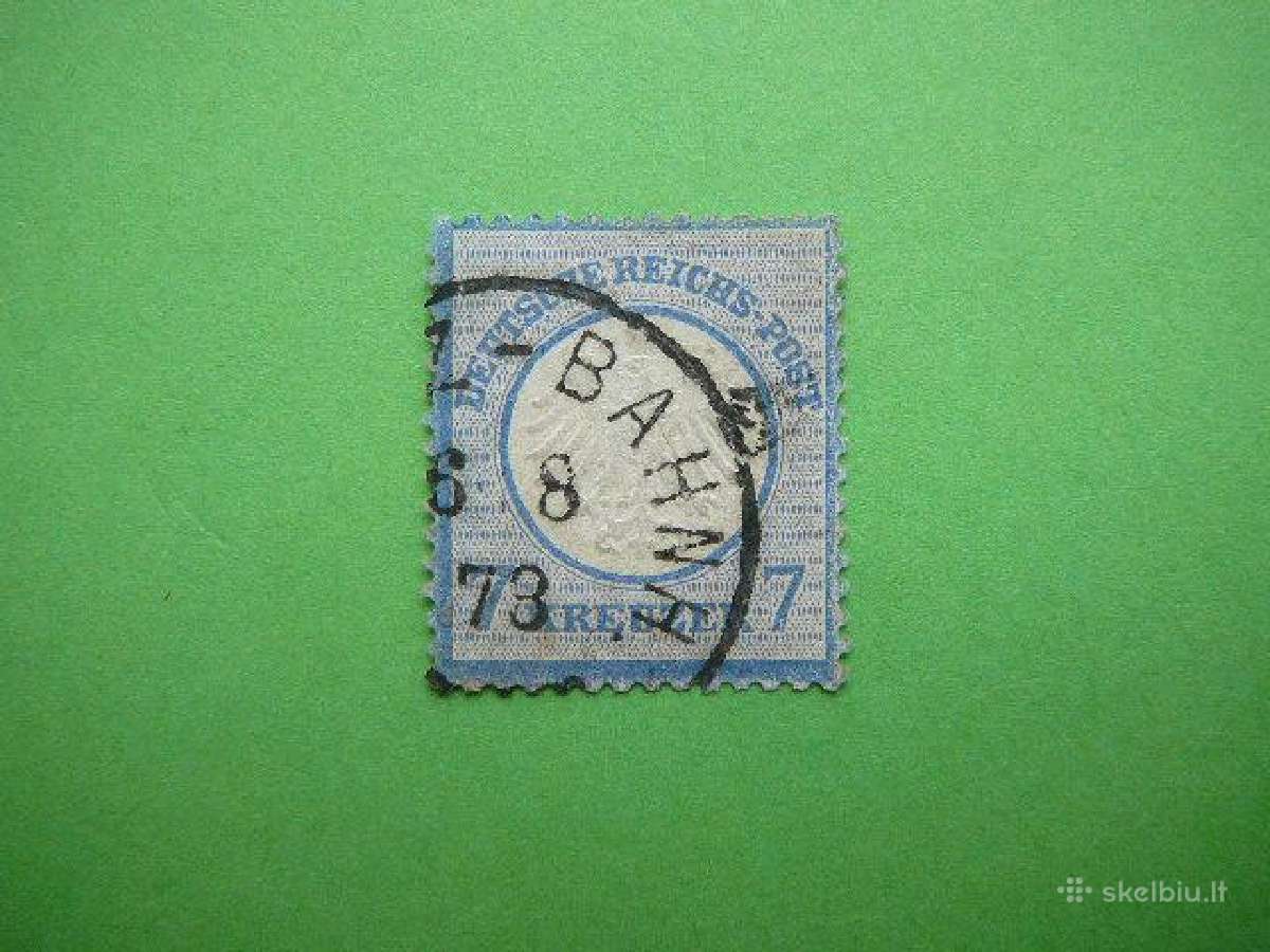 Standartai Vokietija 1872 7kr vkt10a