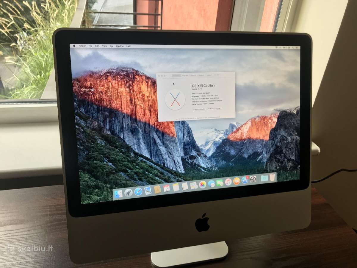 iMac 20-inch su El Capitan - nuotraukos Nr. 7