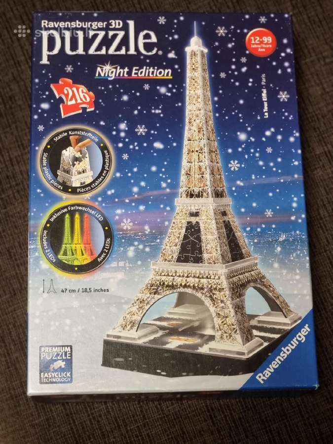 3D dėlionė Eifilio bokštas