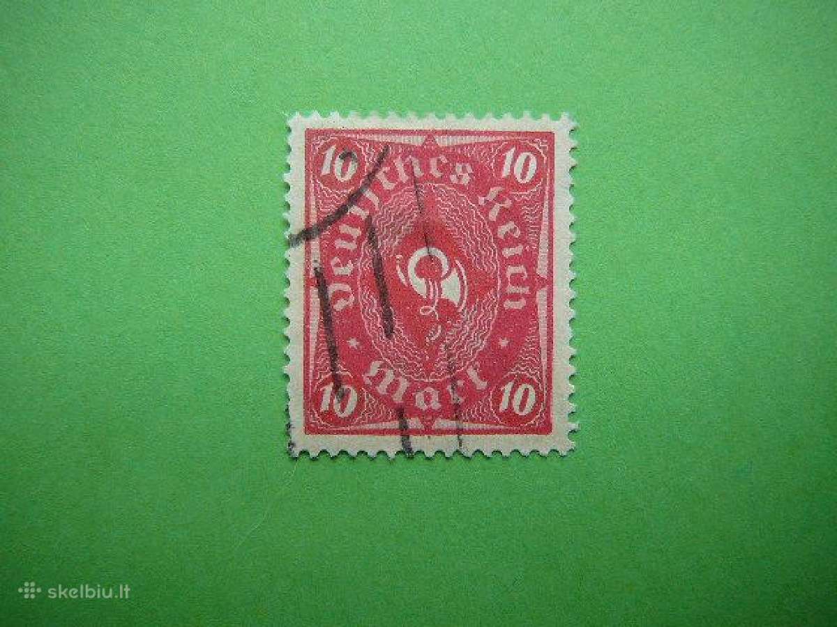 Pasto ragelis Vokietija 1922 10m antsp. vkt206a