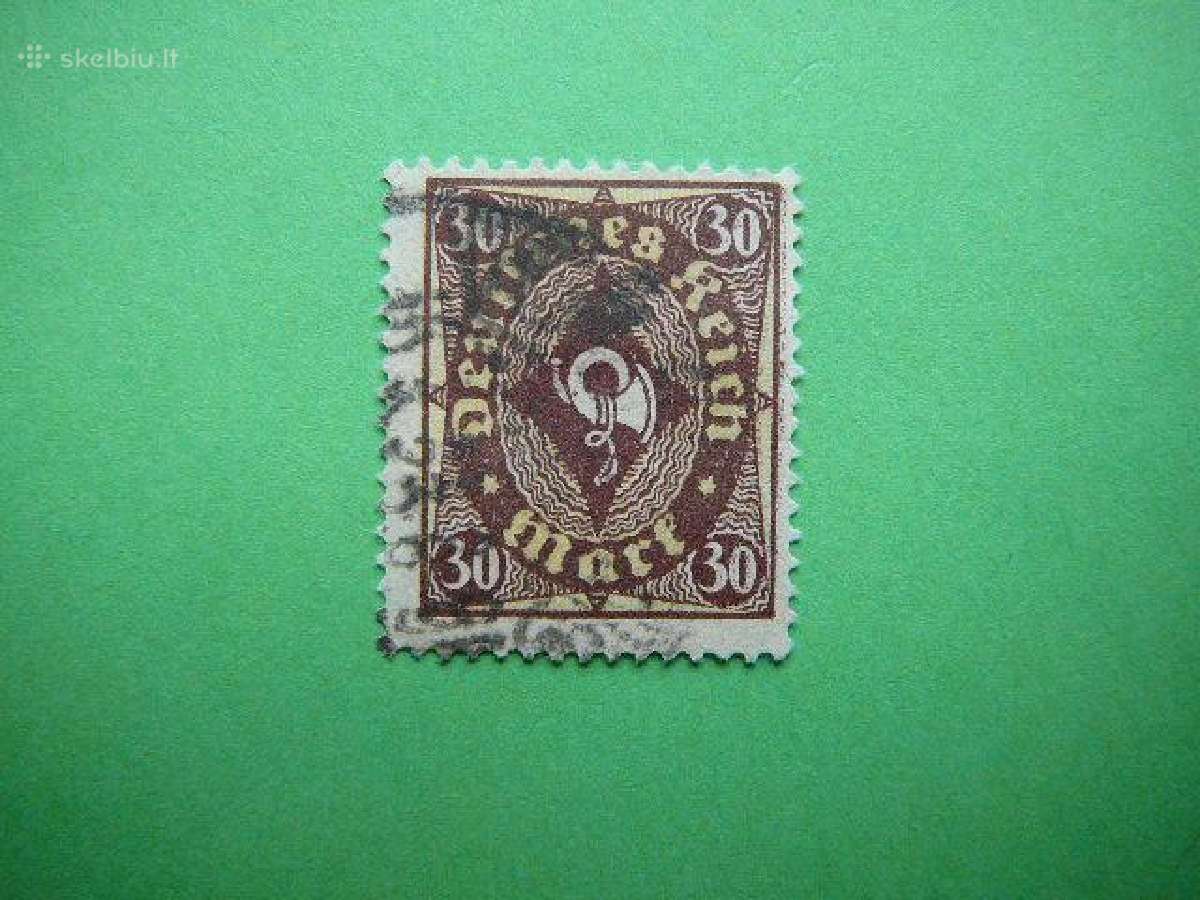 Pasto ragelis Vokietija 1922 30m antsp. vkt208a