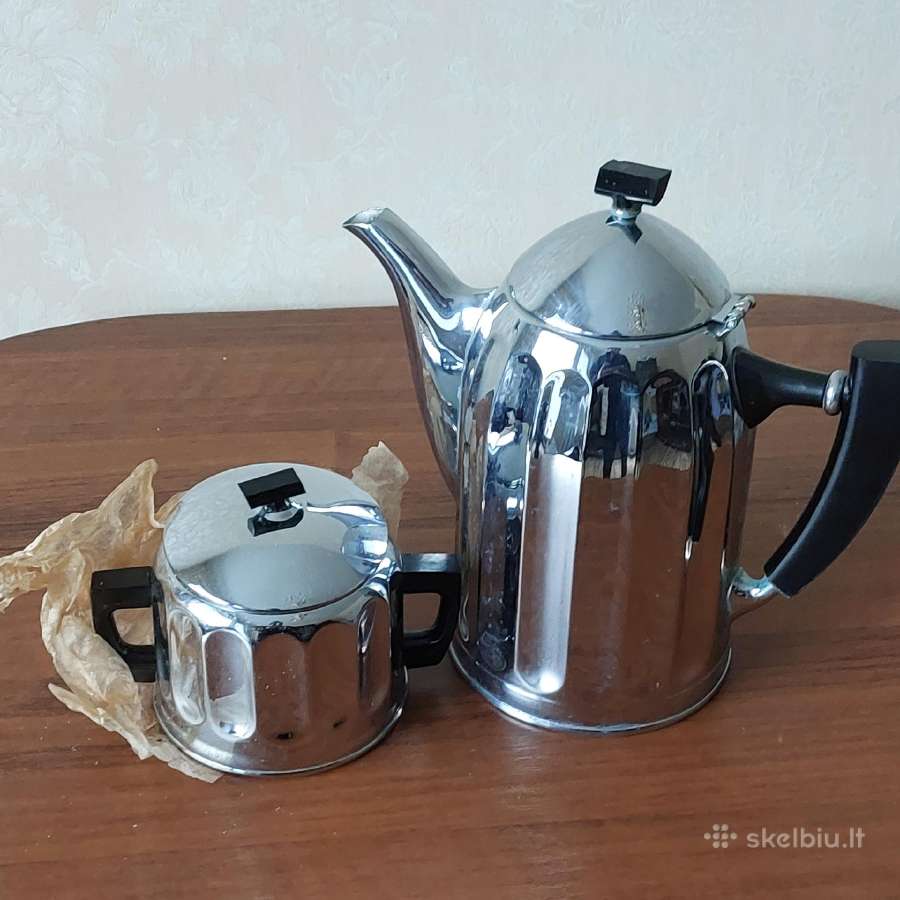 Melchiorinių ir aliumininių indų komplektas - nuotraukos Nr. 4