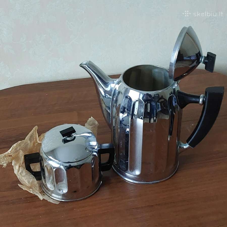 Melchiorinių ir aliumininių indų komplektas - nuotraukos Nr. 7