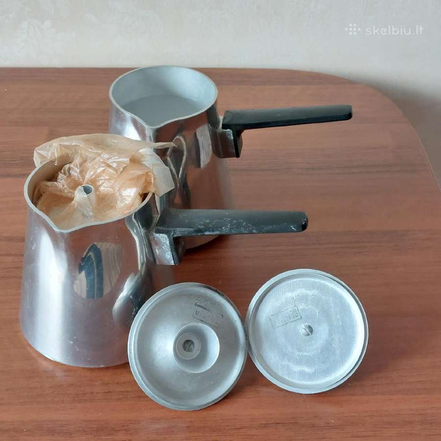 Melchiorinių ir aliumininių indų komplektas - nuotraukos Nr. 16