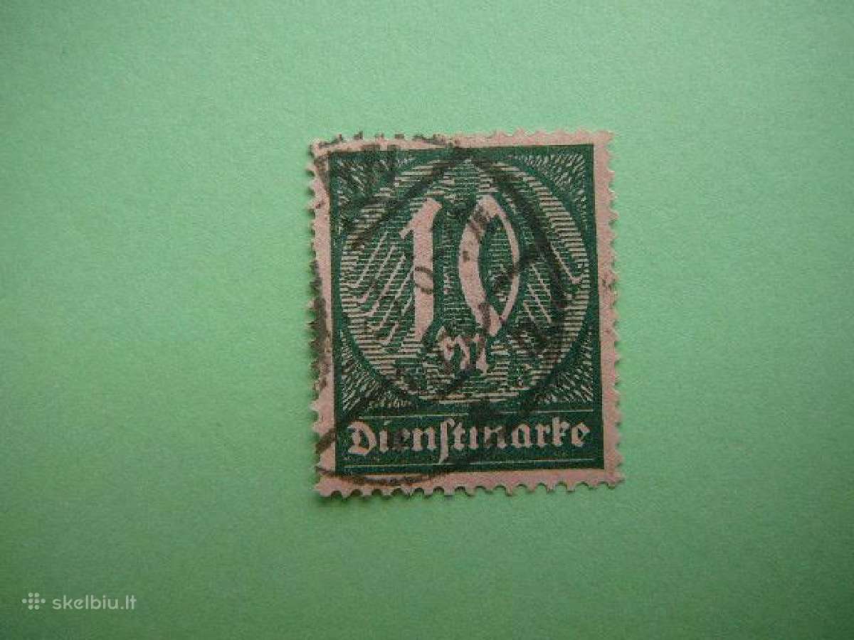 Dienstmarken Vokietija 1921 vdm68a
