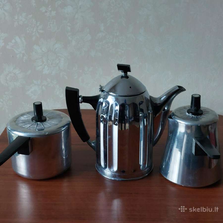 Melchiorinių ir aliumininių indų komplektas - nuotraukos Nr. 33