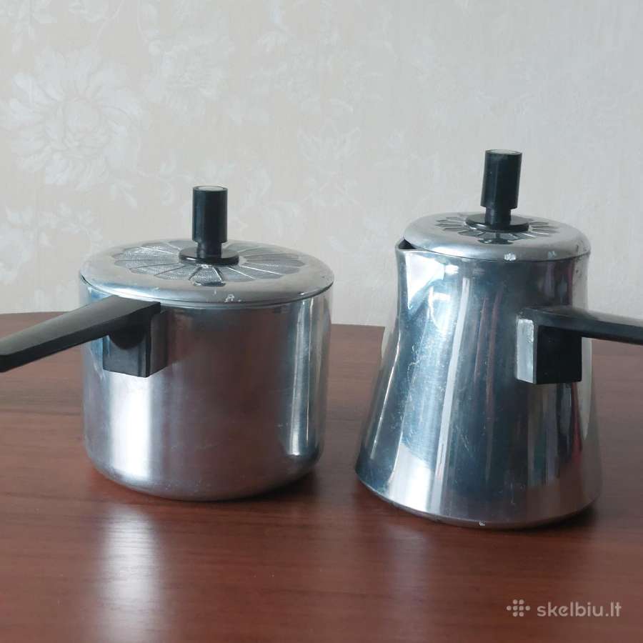 Melchiorinių ir aliumininių indų komplektas - nuotraukos Nr. 34