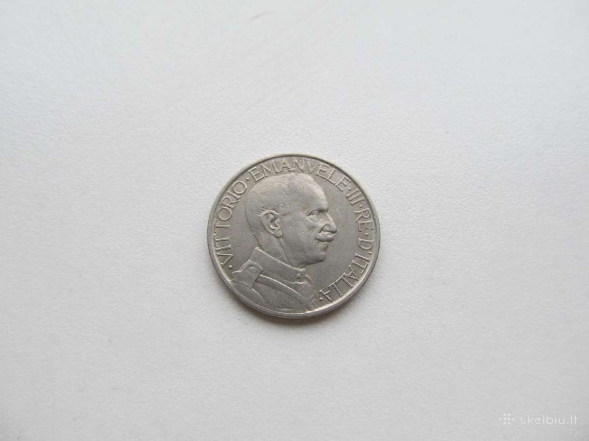 2 lire , Italija , 1924 - nuotraukos Nr. 2