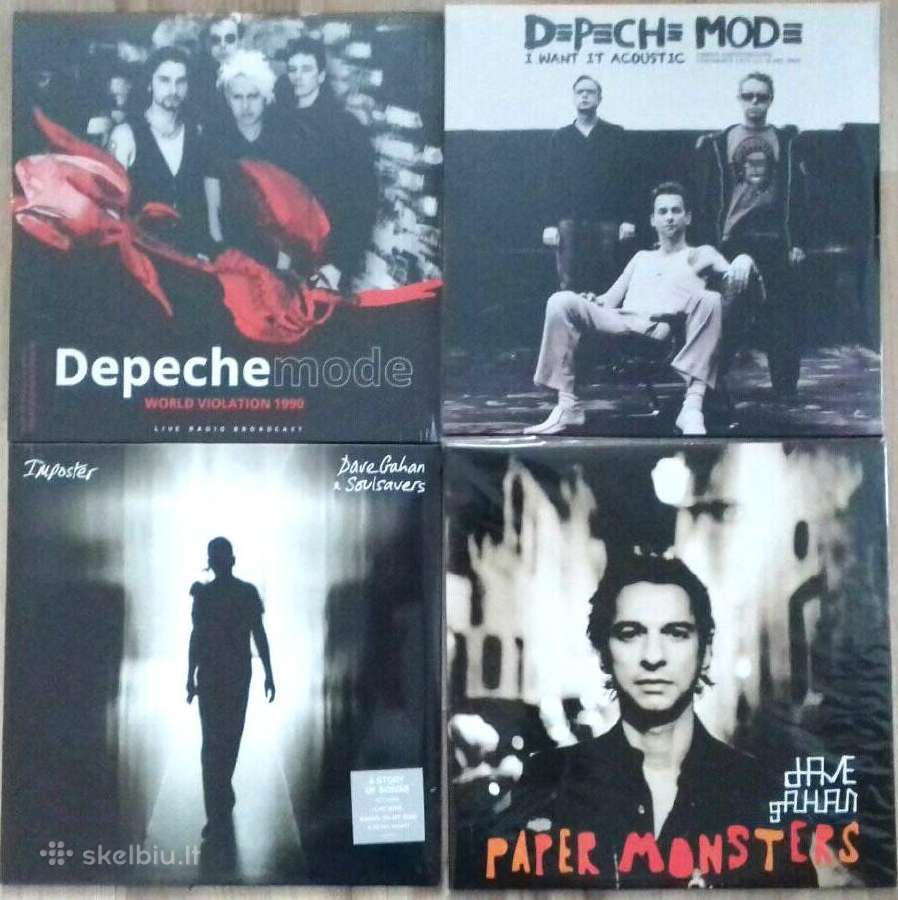 Elektroninės muziko vinilo plokštelių asm. kolekc.