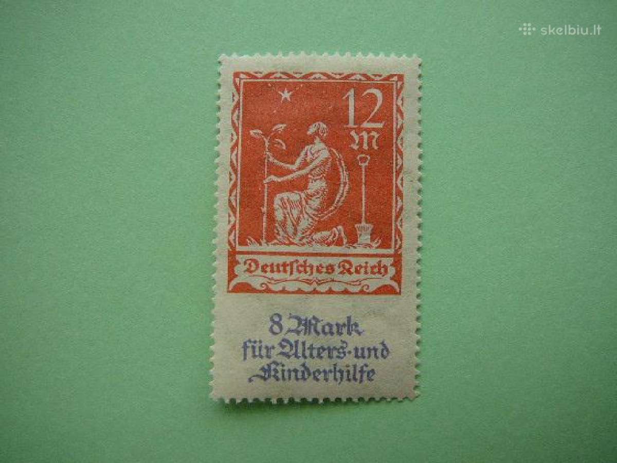 Pagalba Vokietija 1922 12m Mlh vkt234sp