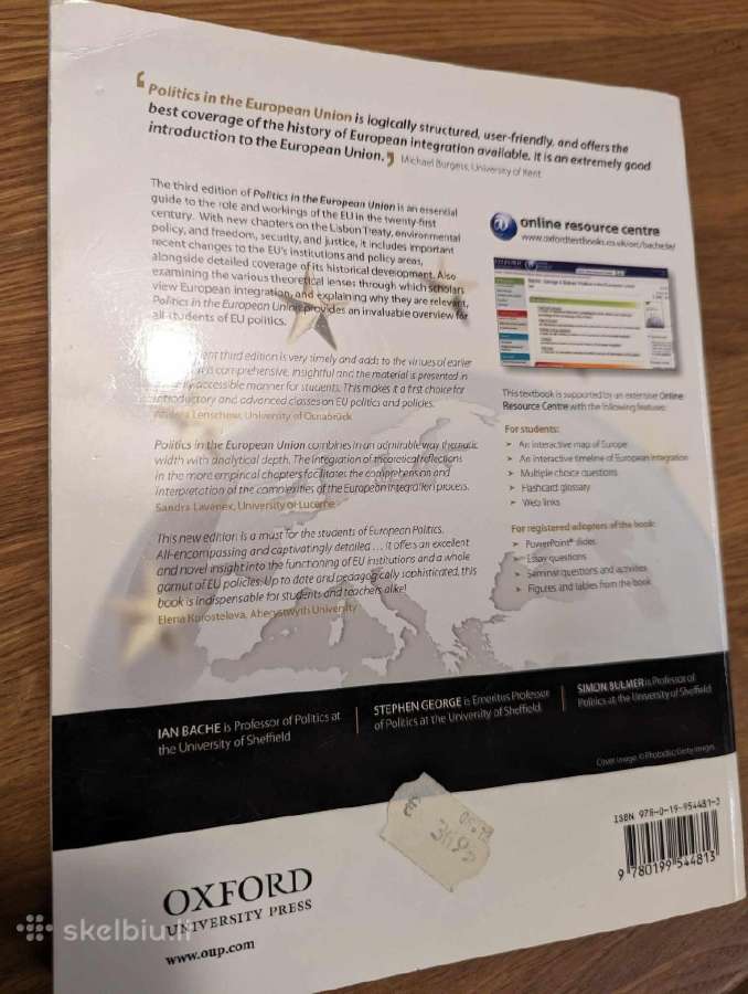 Politics in the European Union, 3rd Edition - nuotraukos Nr. 2