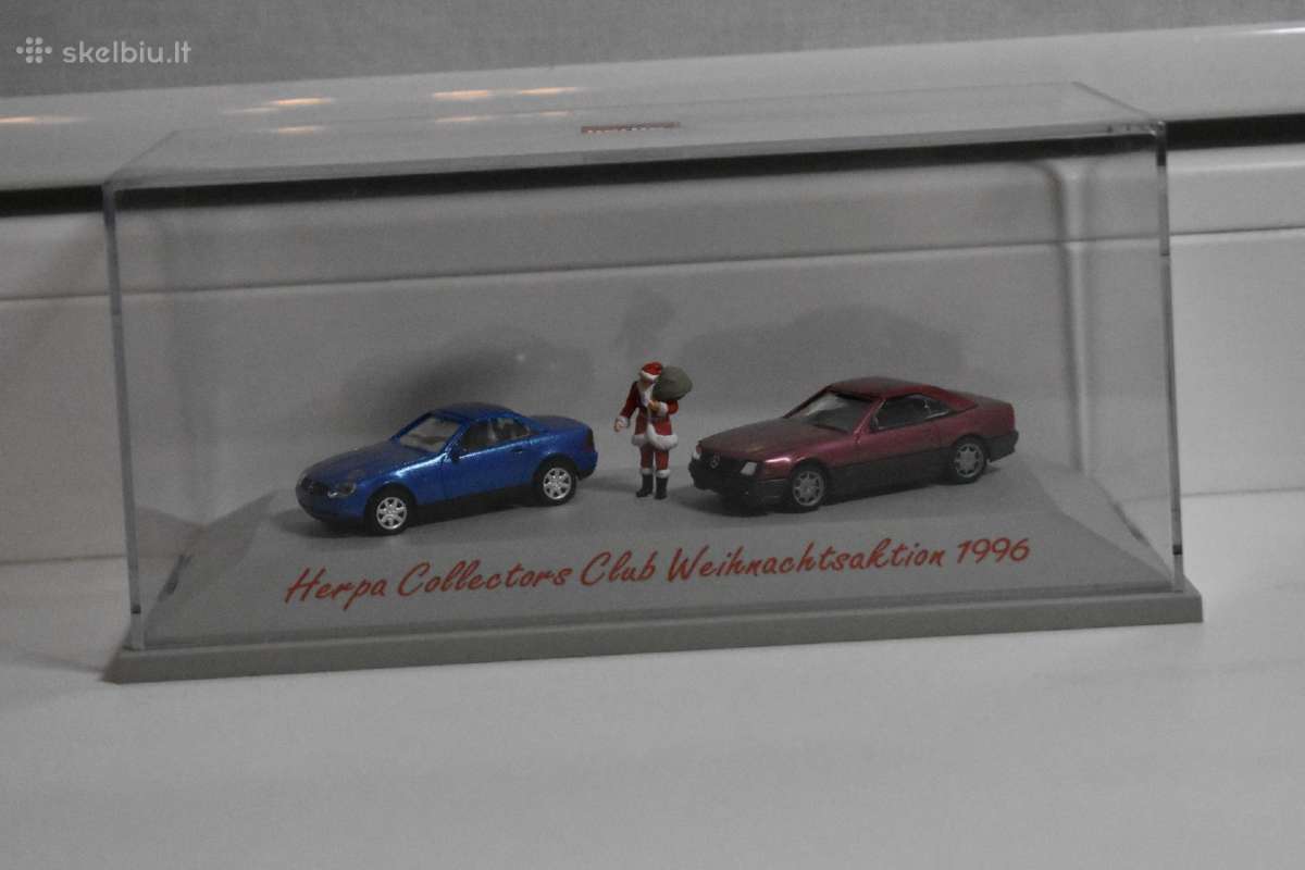 Mercedes-benz SL ir Slk. Mastelis 1:87 (H0).
