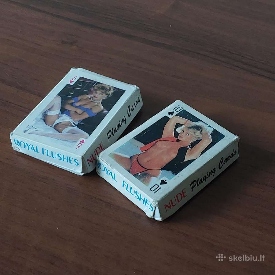 Kolekcinės kortos " Erotika " iš " Royal Flush ".