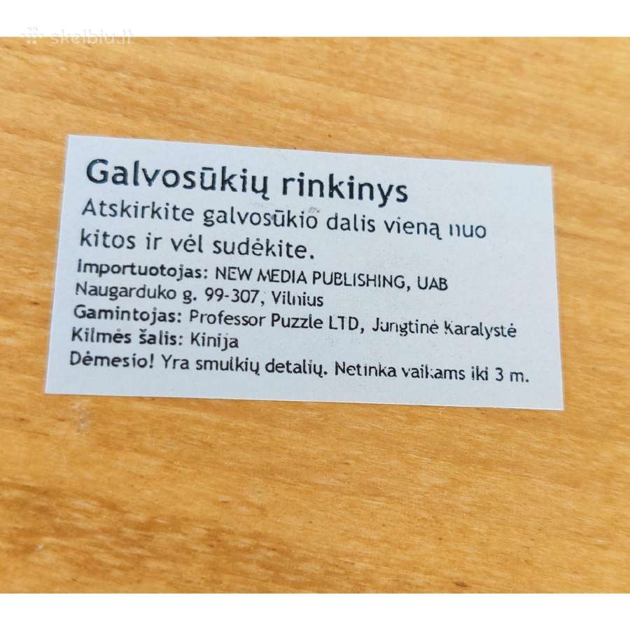 Galvosūkių rinkinys - nuotraukos Nr. 7
