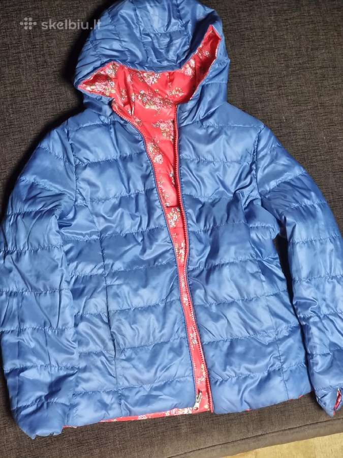 Dvipusė striukė mergaitei 10-11 m 150 cm - nuotraukos Nr. 2