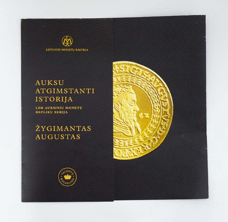 Žygimanto Augusto auksinių dukatų replikų rinkinys - nuotraukos Nr. 5