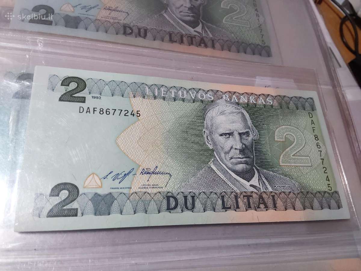 Parduodu po 2 litus visokiu seriju,greidu