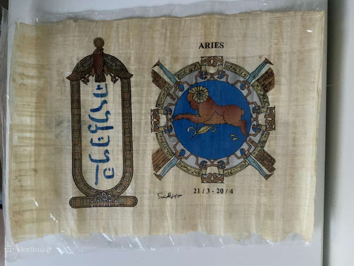 Papirusas iš Egipto - Avinas paveikslas