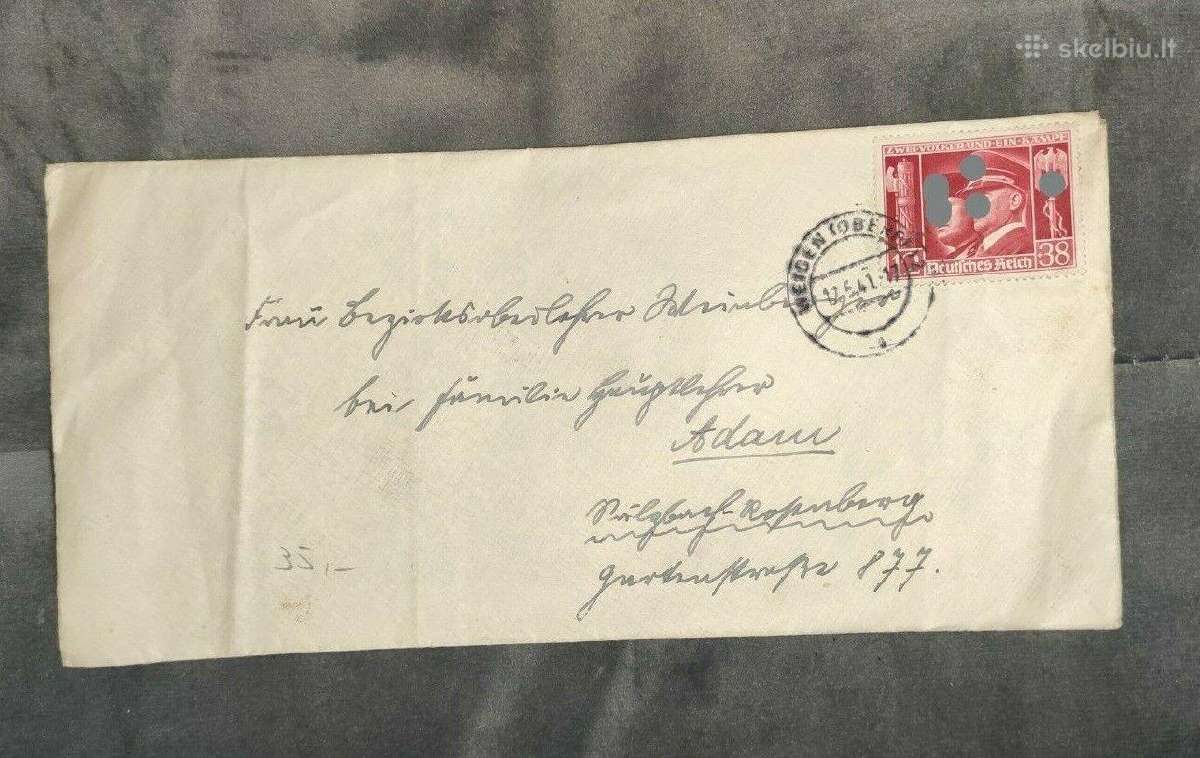 Mussolini Hitler laiškas - nuotraukos Nr. 2