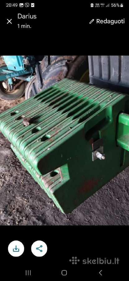 Johndeere svoriai - nuotraukos Nr. 2