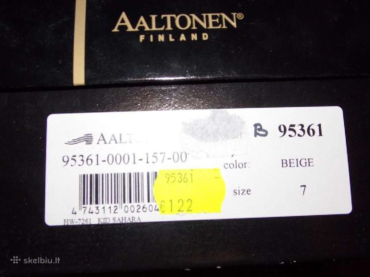 Nauji suomiški kreminiai bateliai Aaltonen - nuotraukos Nr. 3